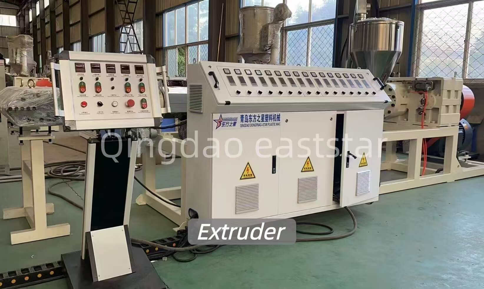 PE 배수판 생산 라인